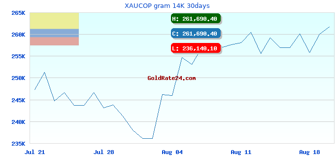 XAUCOP gram 14K 30days