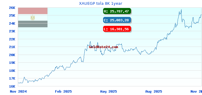XAUEGP tola 8K 1year