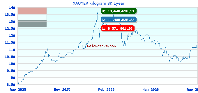 XAUYER kilogram 8K 1year